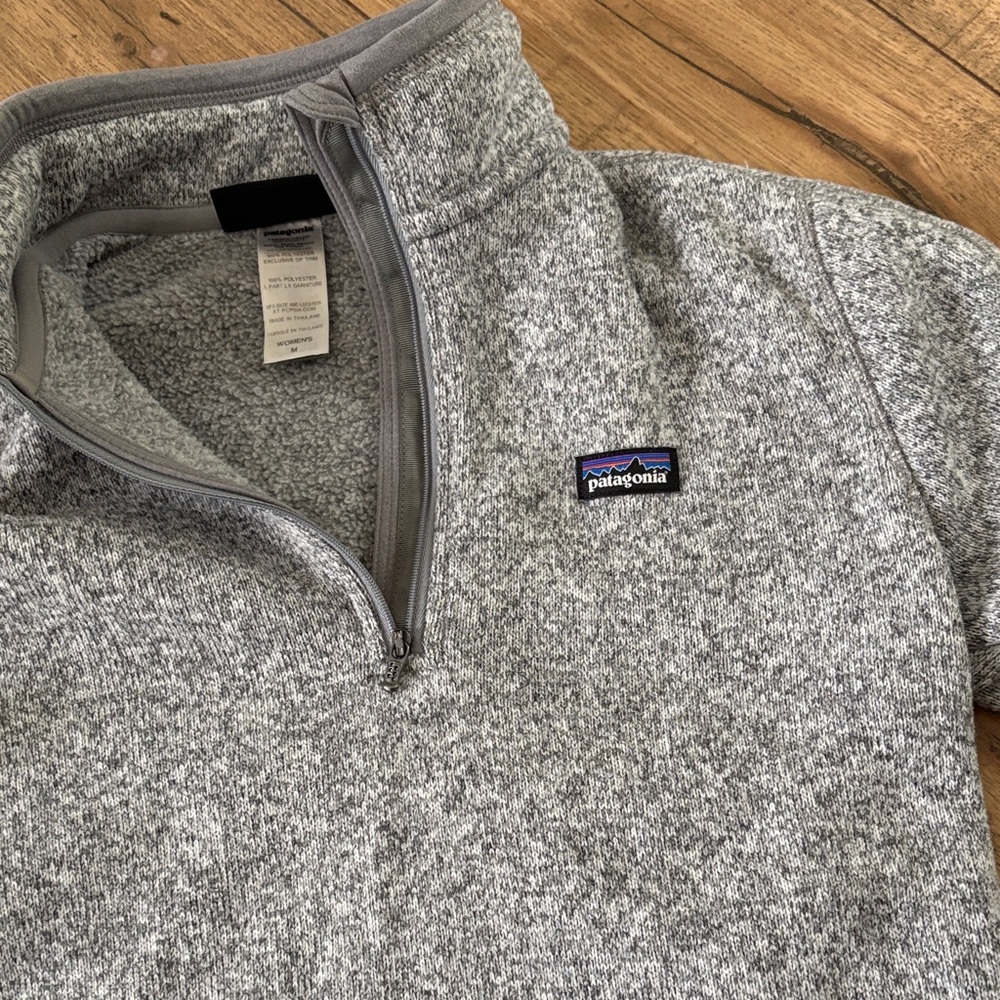 Patagonia Women’s Zip-Up Gray Sweater
